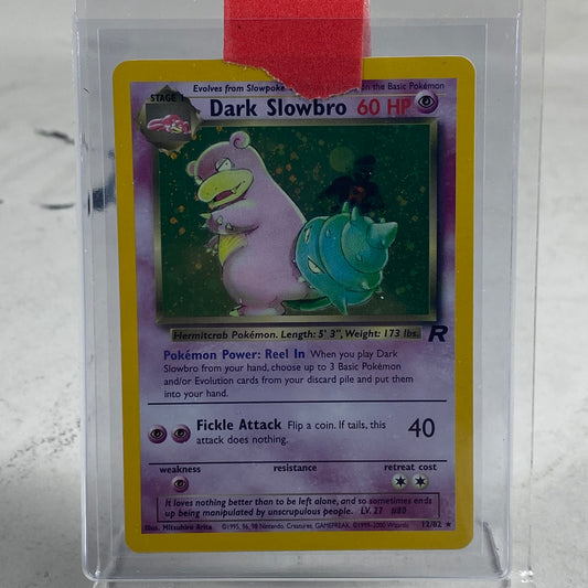 Pokémon TCG Team Rocket Dark Slowbro  12/82 Holo English