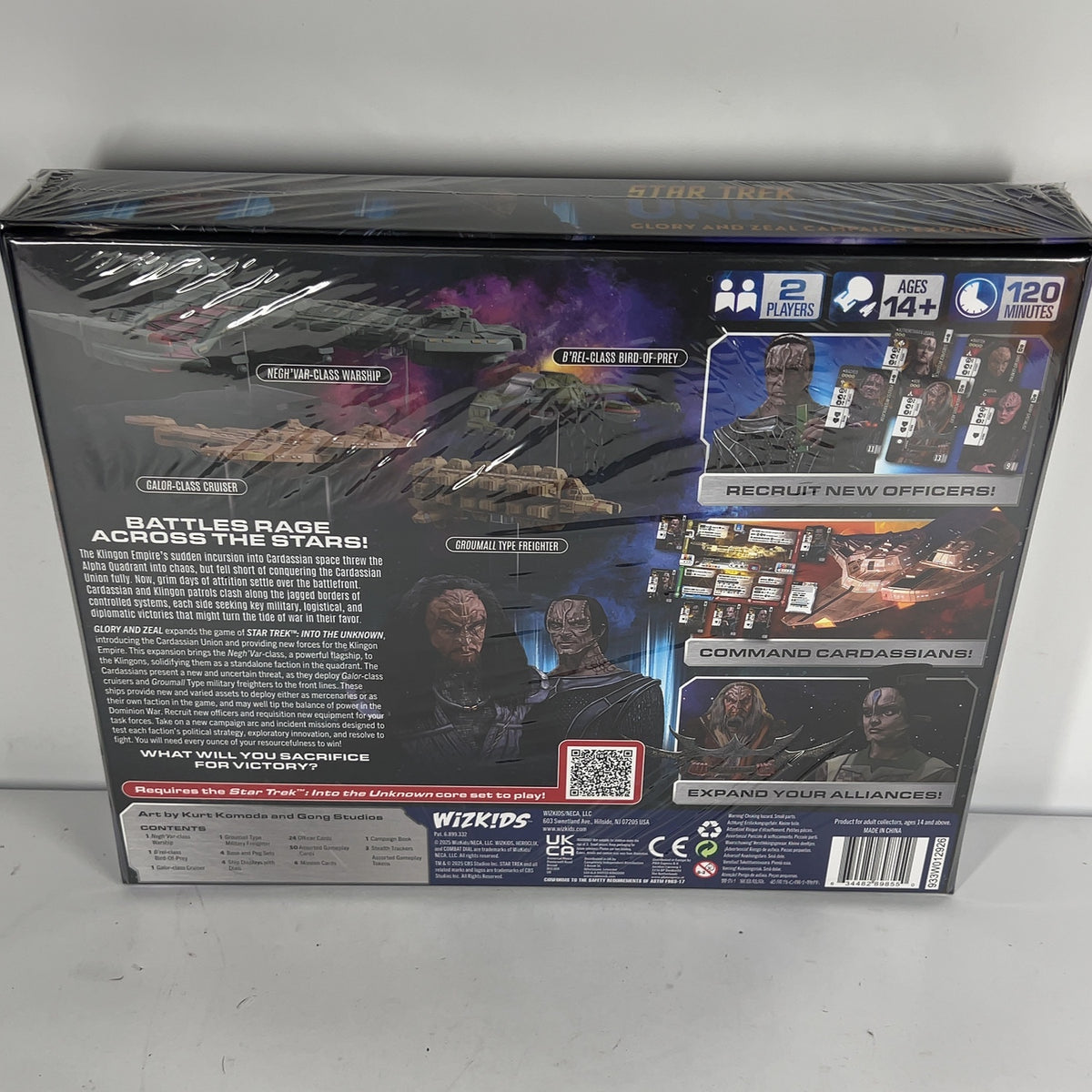 New WizKids Star Trek Into the Unknown Glory and Zeal Campaign Expansion