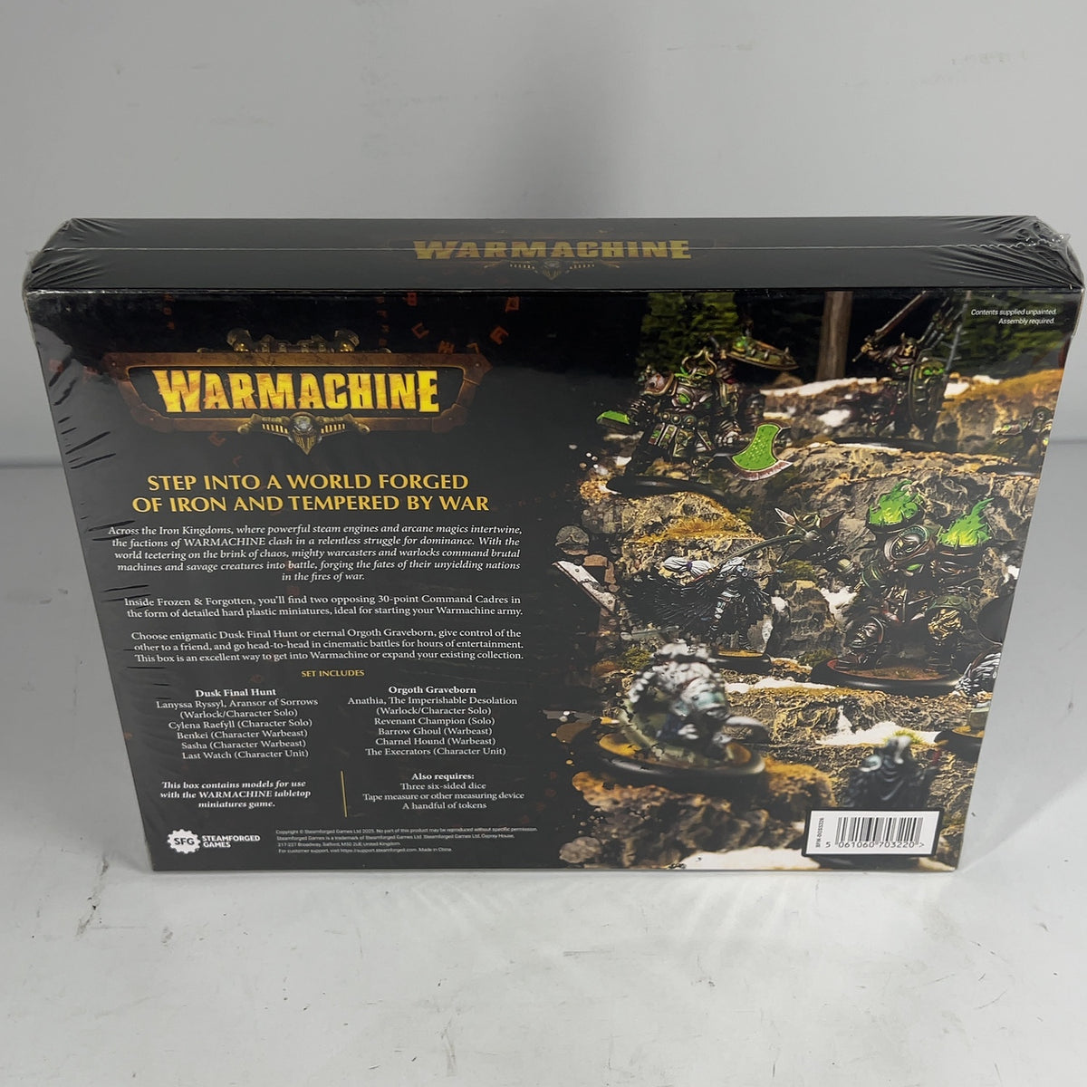 New SFG Warmachine Frozen & Forgotten Two Player Starter Set (Orgoth vs. Dusk)
