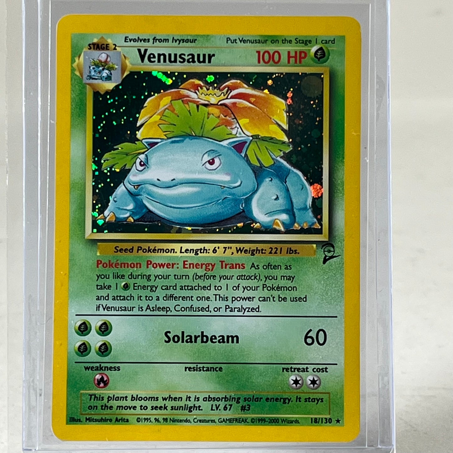 Pokémon TCG Base Set 2 Venasaur 18/130 English