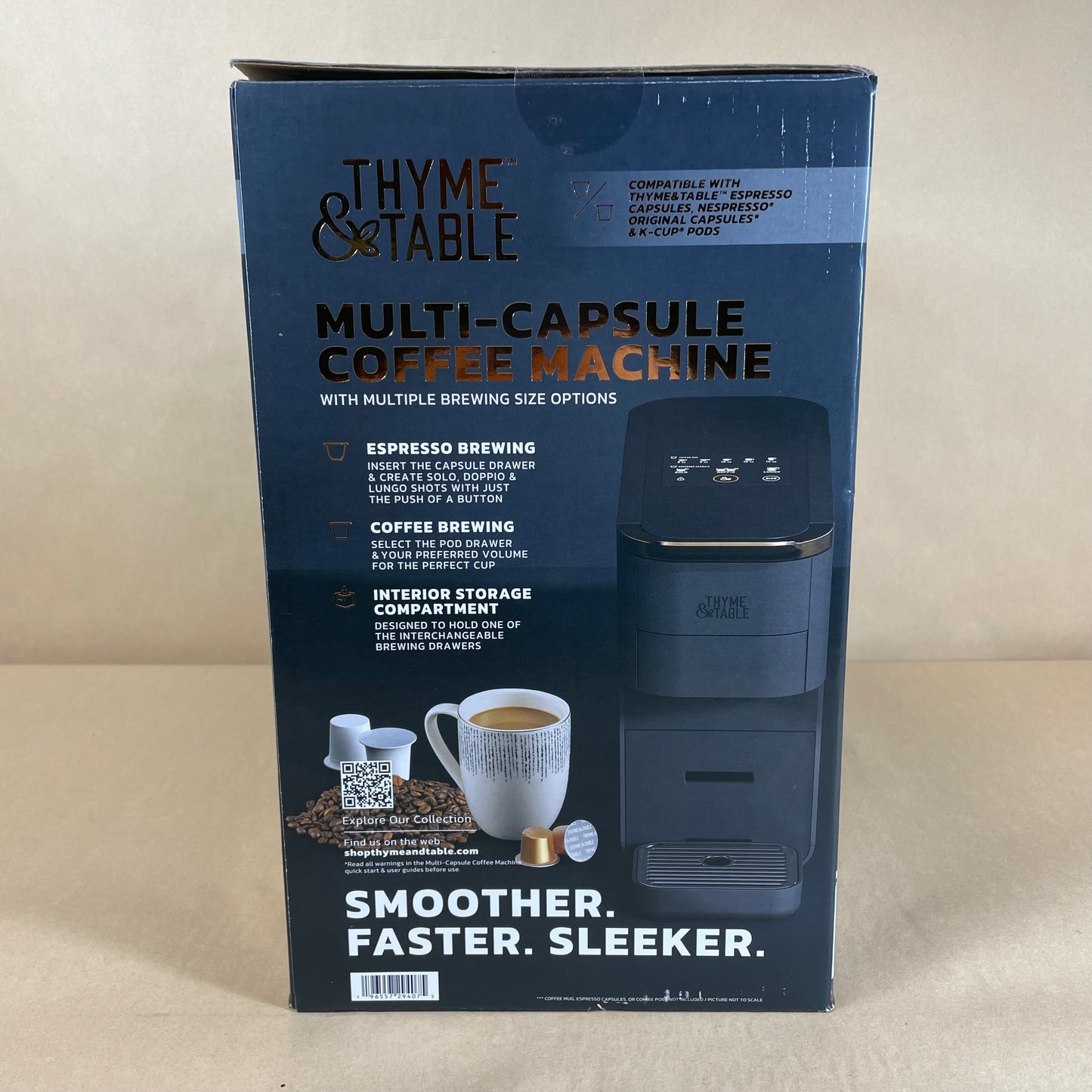New Thyme & Table Multi-Capsule Coffee Machine TT1537R