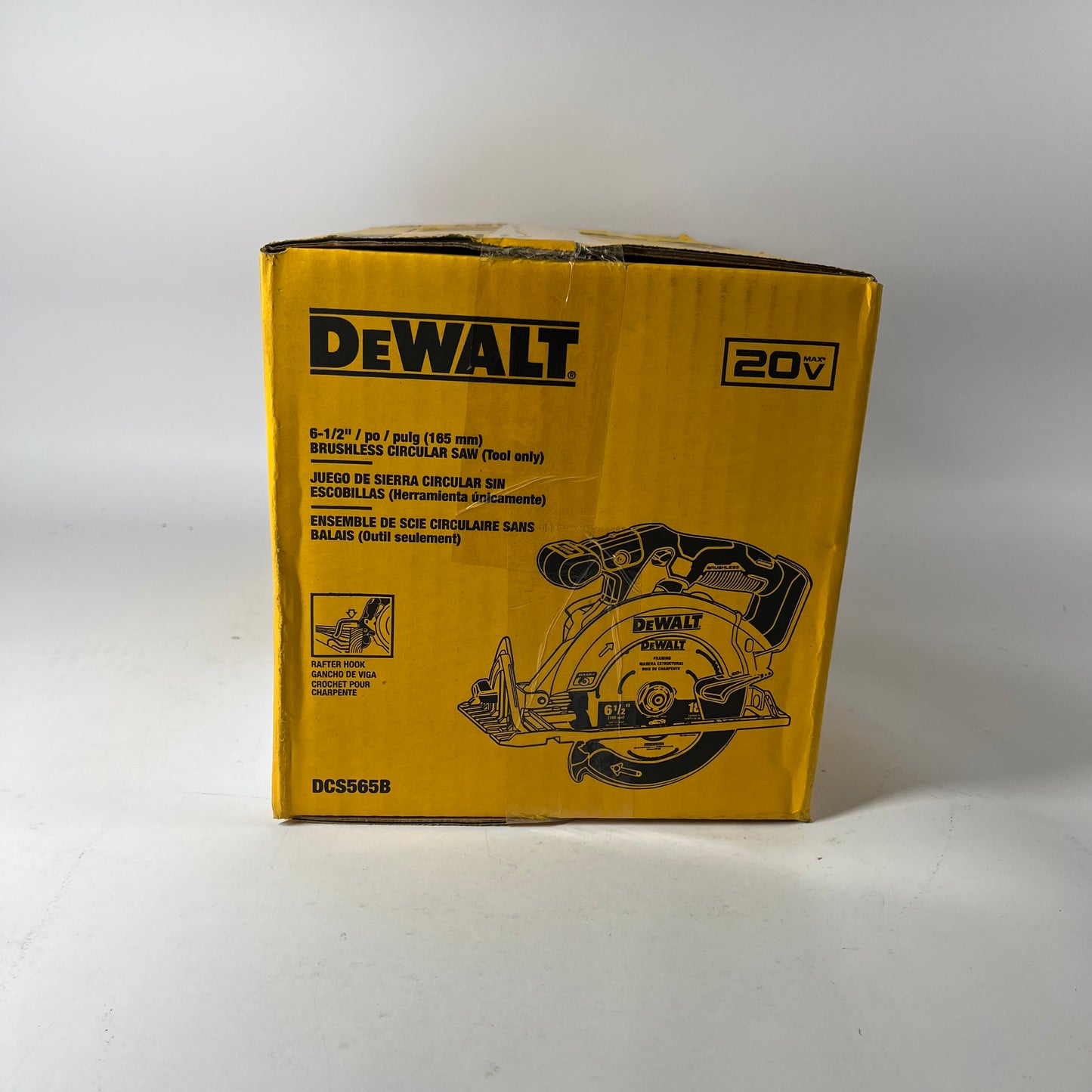 New DeWalt DCS565B 20V MAX 6 1/2" Cordless Brushless Circular Saw