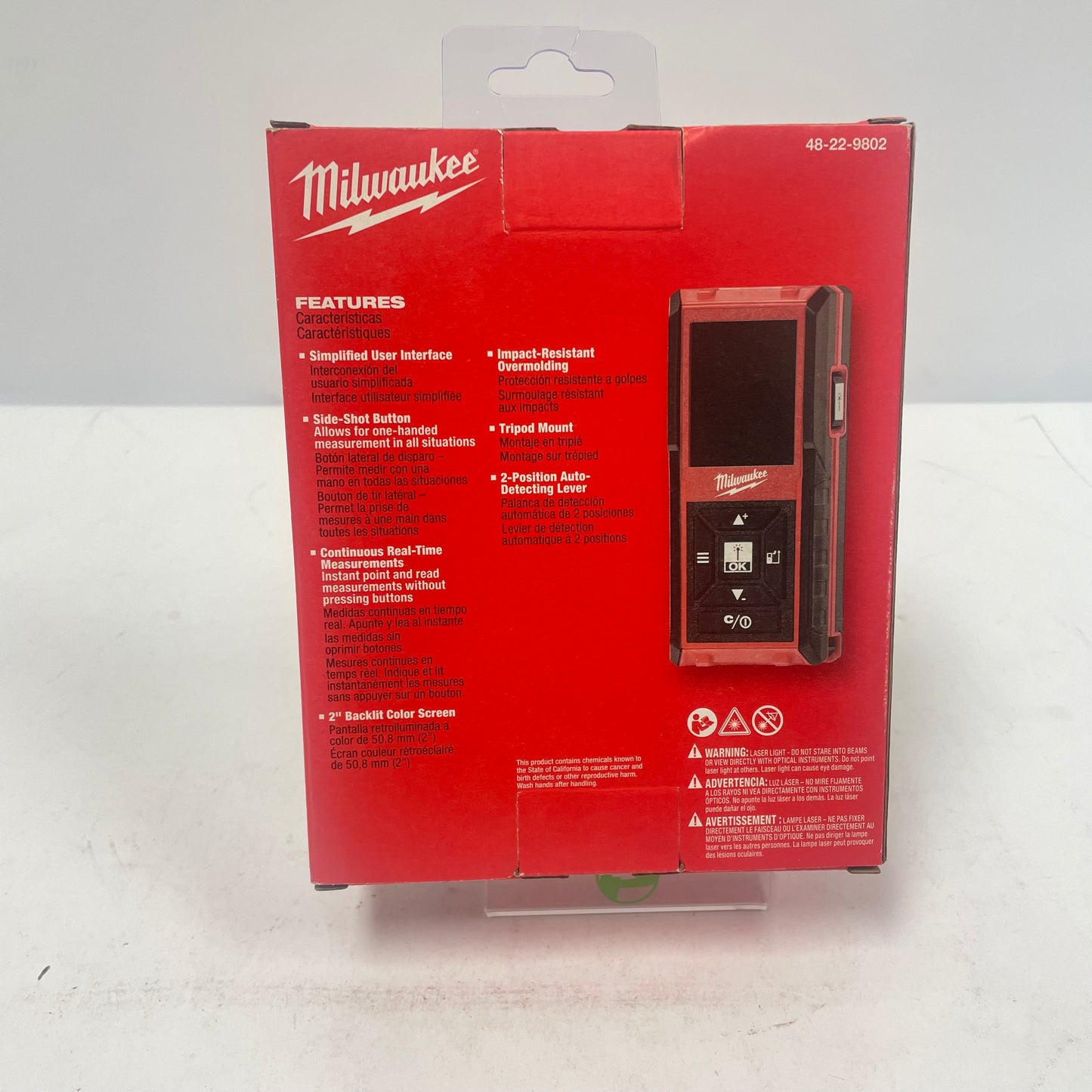 New Milwaukee 48-22-9802 Lasers Distance Meter