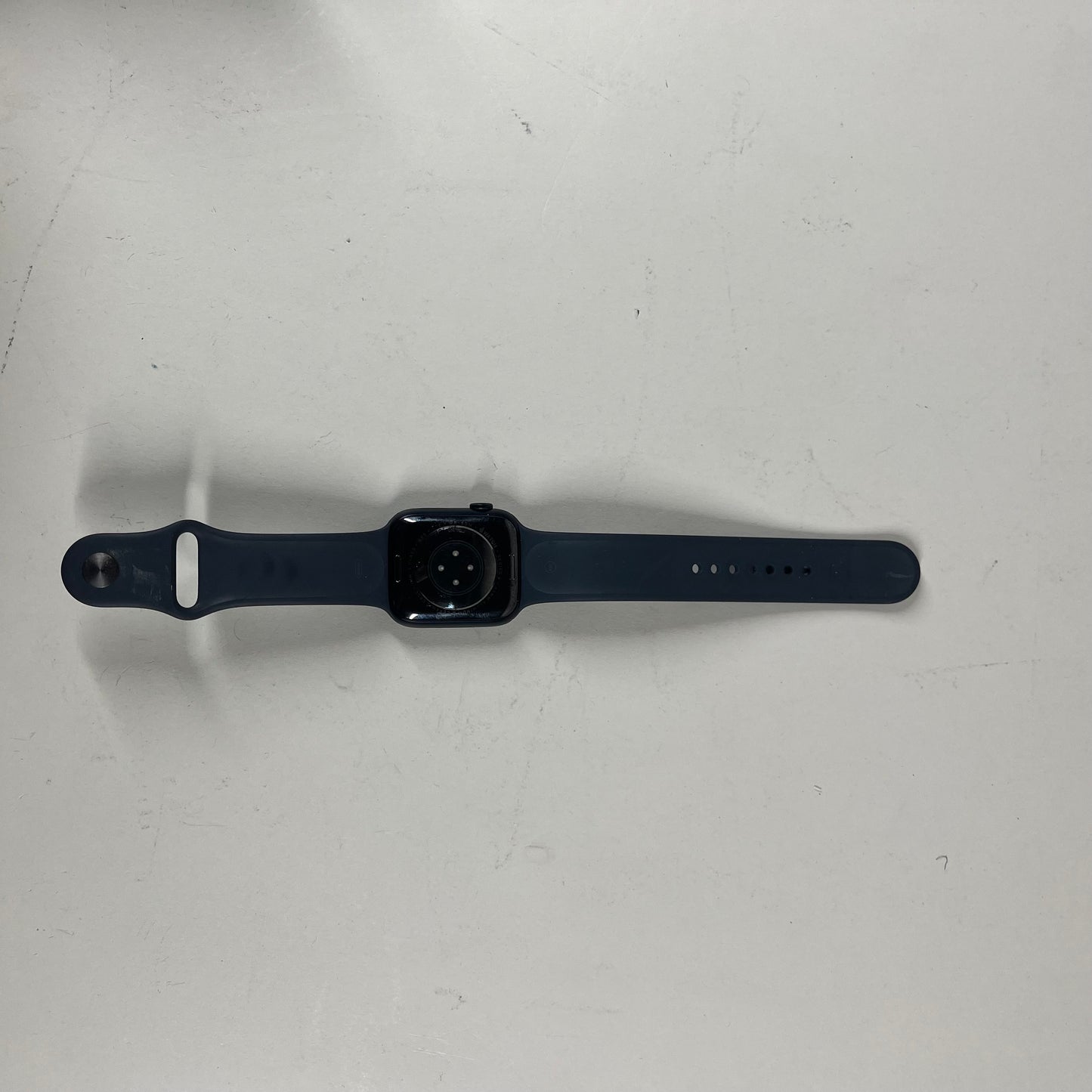 Unlocked Apple Watch Series 9 45MM Black Aluminum Black Sport Band MRMD3LL/A