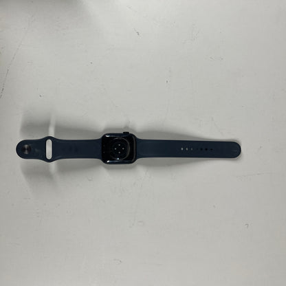 Unlocked Apple Watch Series 9 45MM Black Aluminum Black Sport Band MRMD3LL/A