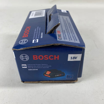New Bosch GBA18V40 3V Advanced Power Battery