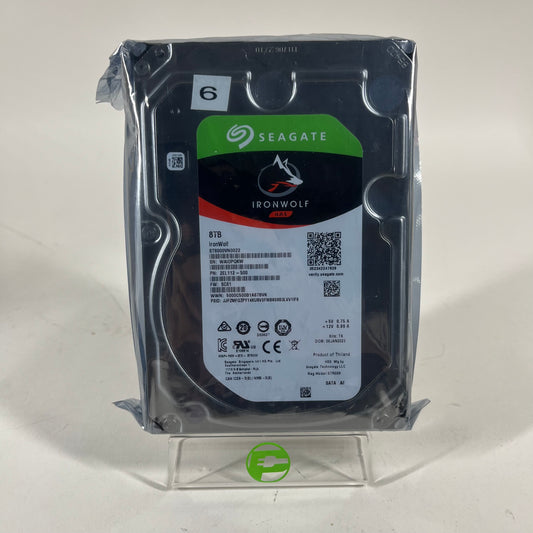New Seagate 3.5" IRONWOLLF NAS 8TB SATA III 6Gbps SSD ST8000VN0022