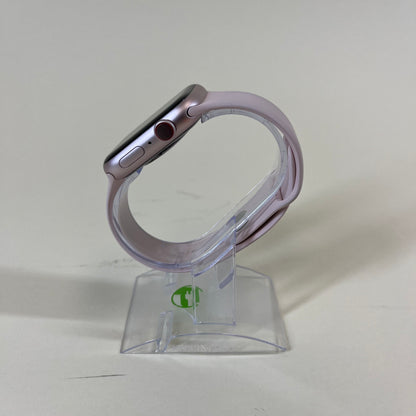 Unlocked Apple Watch Series 9 45MM Pink Aluminum Pink Sport Band MRML3LL/A