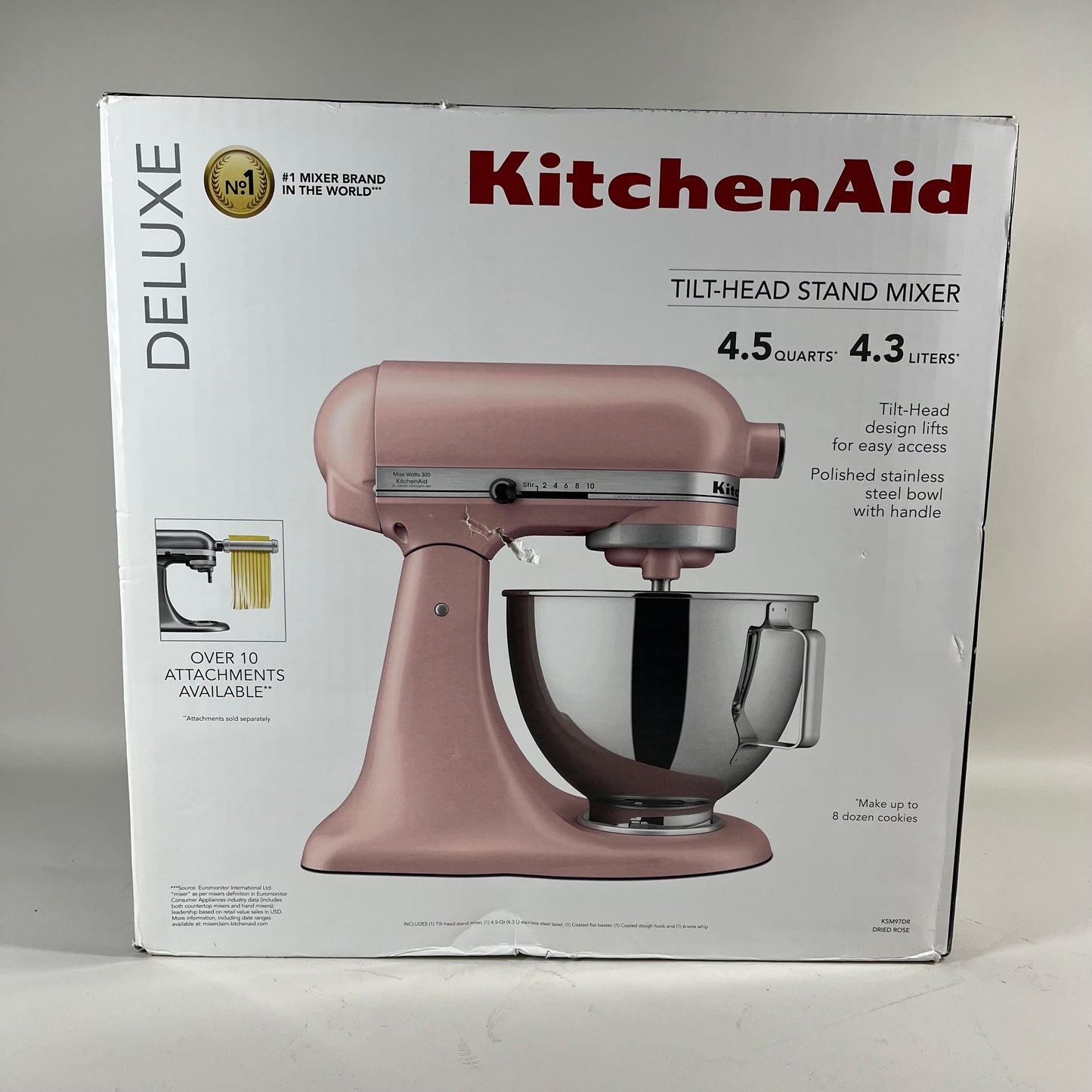 Kitchen Aid Deluxe Tilt-Head Standalone Mixer KSM97DR