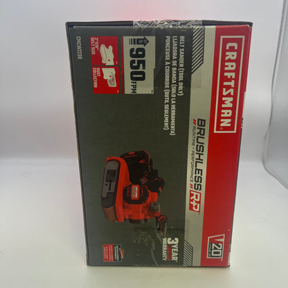 New Craftsman Belt Sanders 20-Volt Cordless 3-Inch 18-Inch Belt Sander CMCW223B