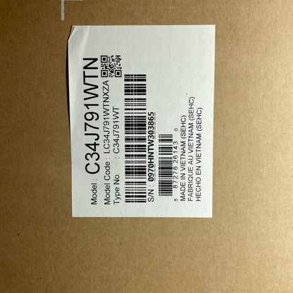 New Samsung 34" C34J791WTN VA VA LCD 100Hz Curved FreeSync Monitor