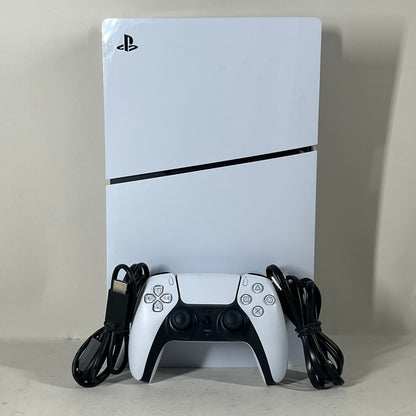 Sony PlayStation 5 Slim Digital Edition PS5 1TB White Console Gaming System CFI-