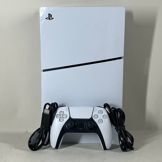 Sony PlayStation 5 Slim Digital Edition PS5 1TB White Console Gaming System CFI-