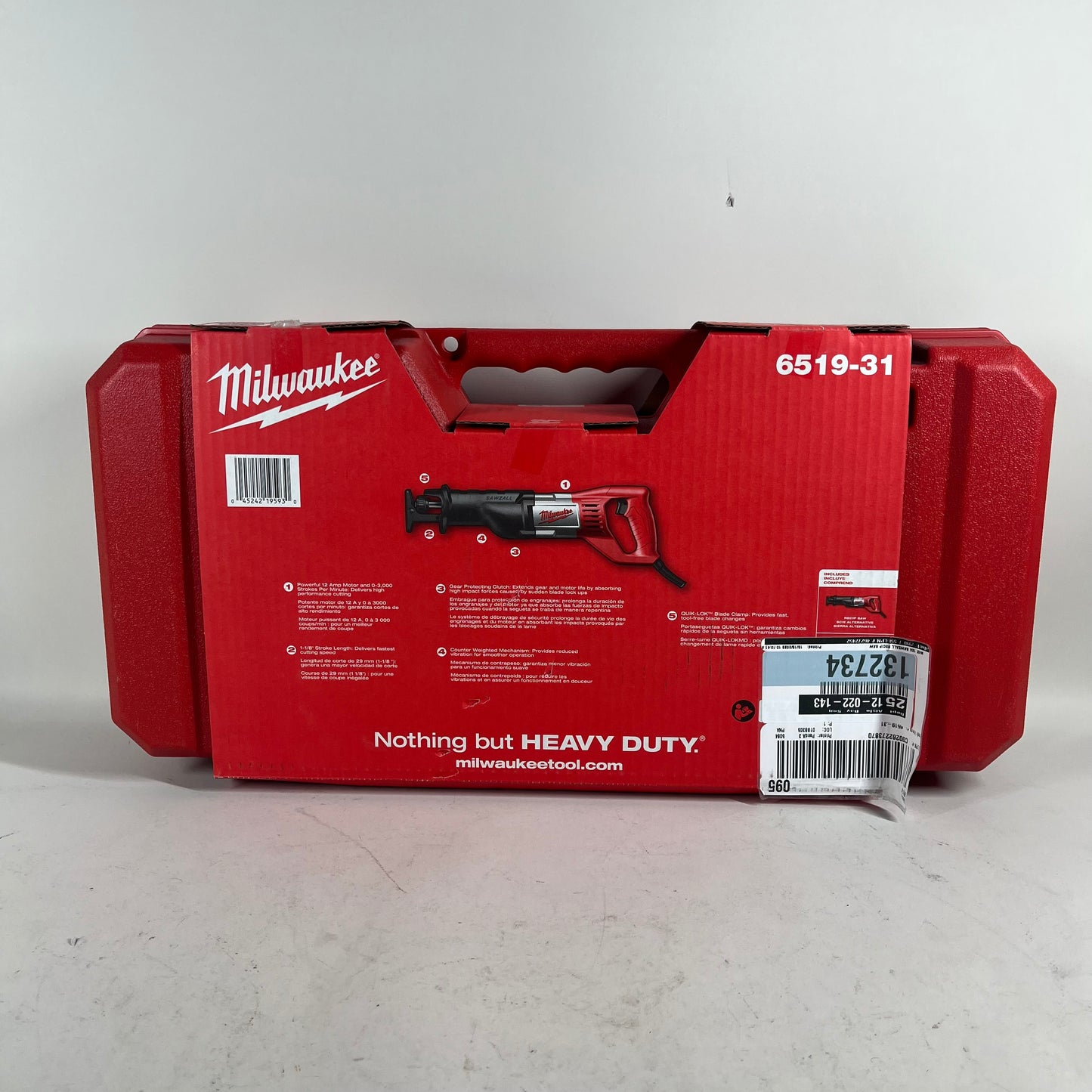 New Milwaukee Sawzall Reciprocating Saw 6519-31