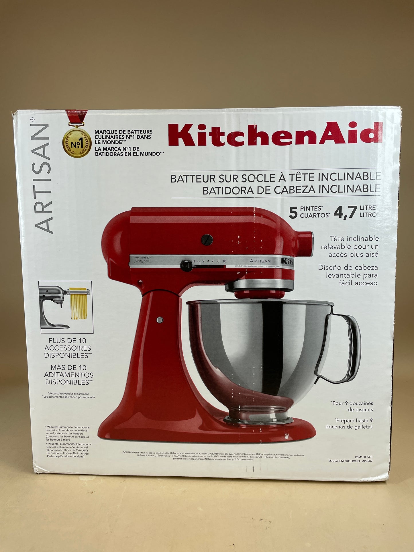 New KitchenAid Standing Mixer StandAlone Mixer KSM150PSER