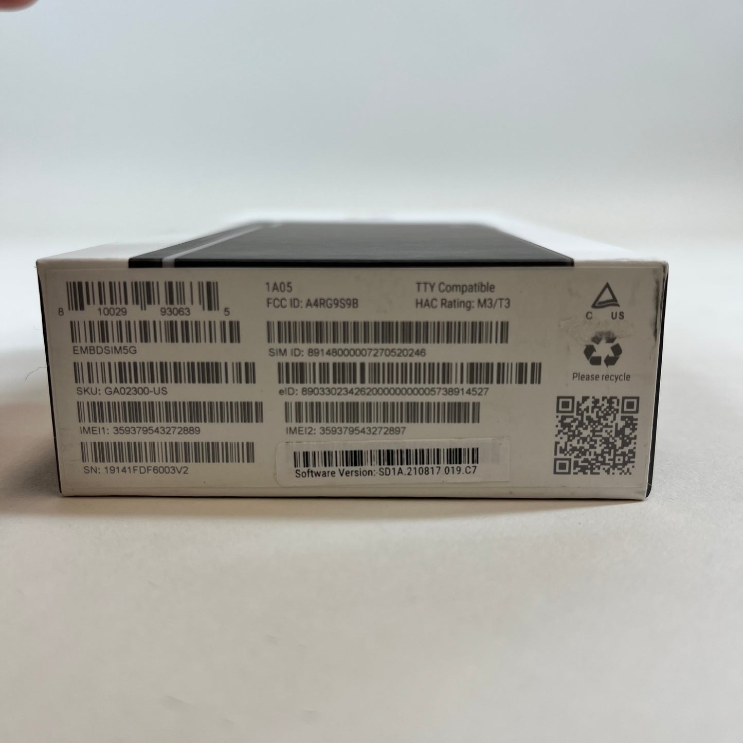 Factory Unlocked Google Pixel 6 128GB Black G9S9B