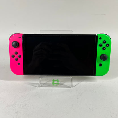 Nintendo Switch OLED Video Game Console HEG-001 Pink/Green