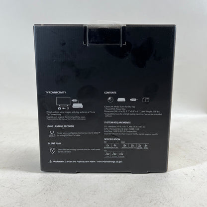 New LG Ultra Slim Portable Blu-Ray Writer External Drive BP50NB40