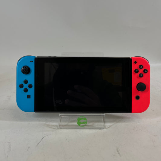 Nintendo Switch v2 Video Game Console HAC-001(-01)  Red/Blue