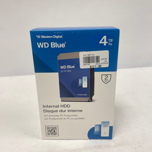 New Western Digital WD Blue 4TB Internal HDD WD40EZZX-SPCPBB0