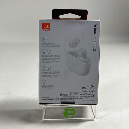 New JBL Vibe Buds 2 White Headphones