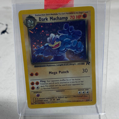 Pokémon TCG Team Rocket Dark Machamp 10/82 Holo English