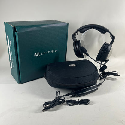 Lightspeed Aviation Sierra Aviation Headset Black/Silver