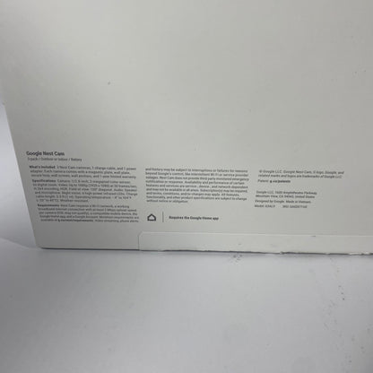 Google Nest Cam Outdoor & Indoor Camera G3AL9