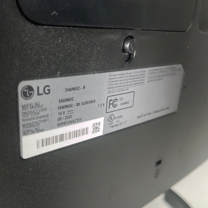 New LG 34" 34WN80C QHD IPS 60Hz QHD Monitor