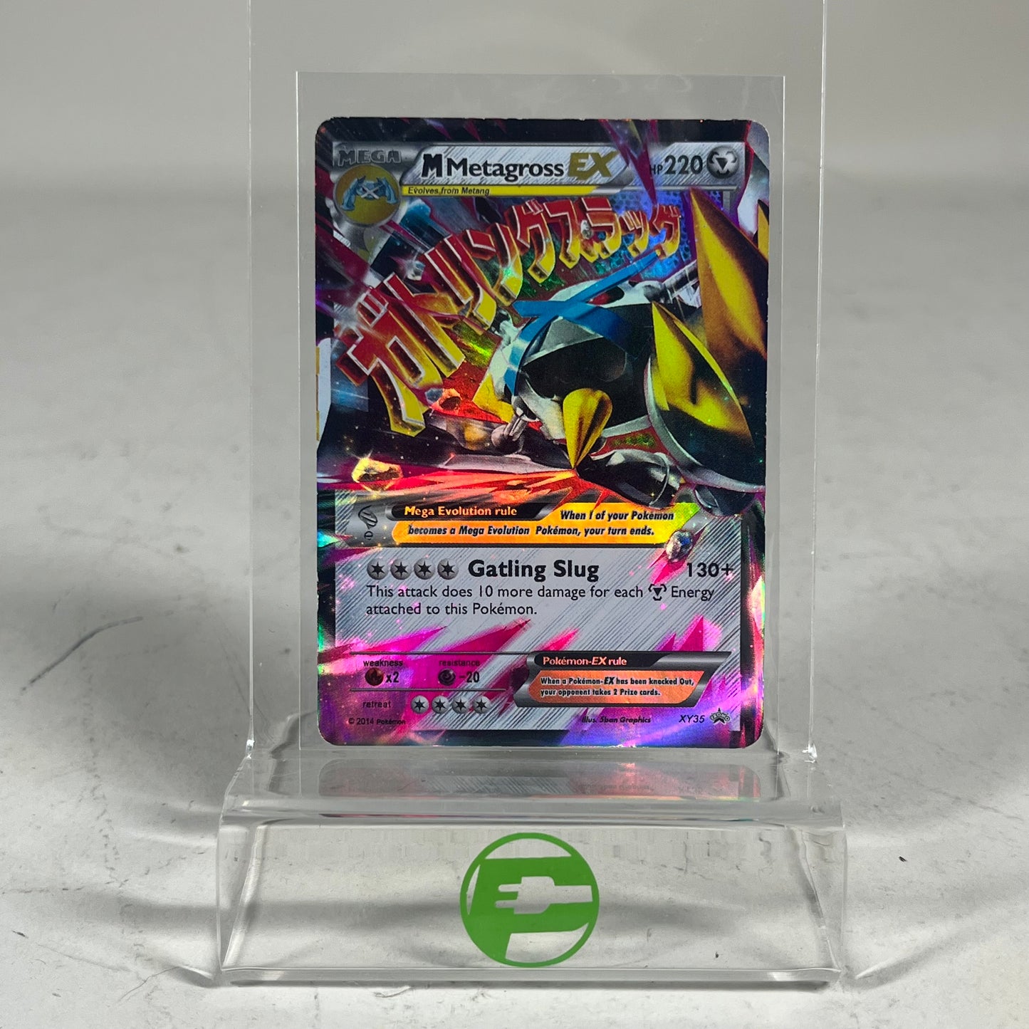 Pokémon TCG XY Black Star Promos M Megatross EX XY35 Shiny Holo English