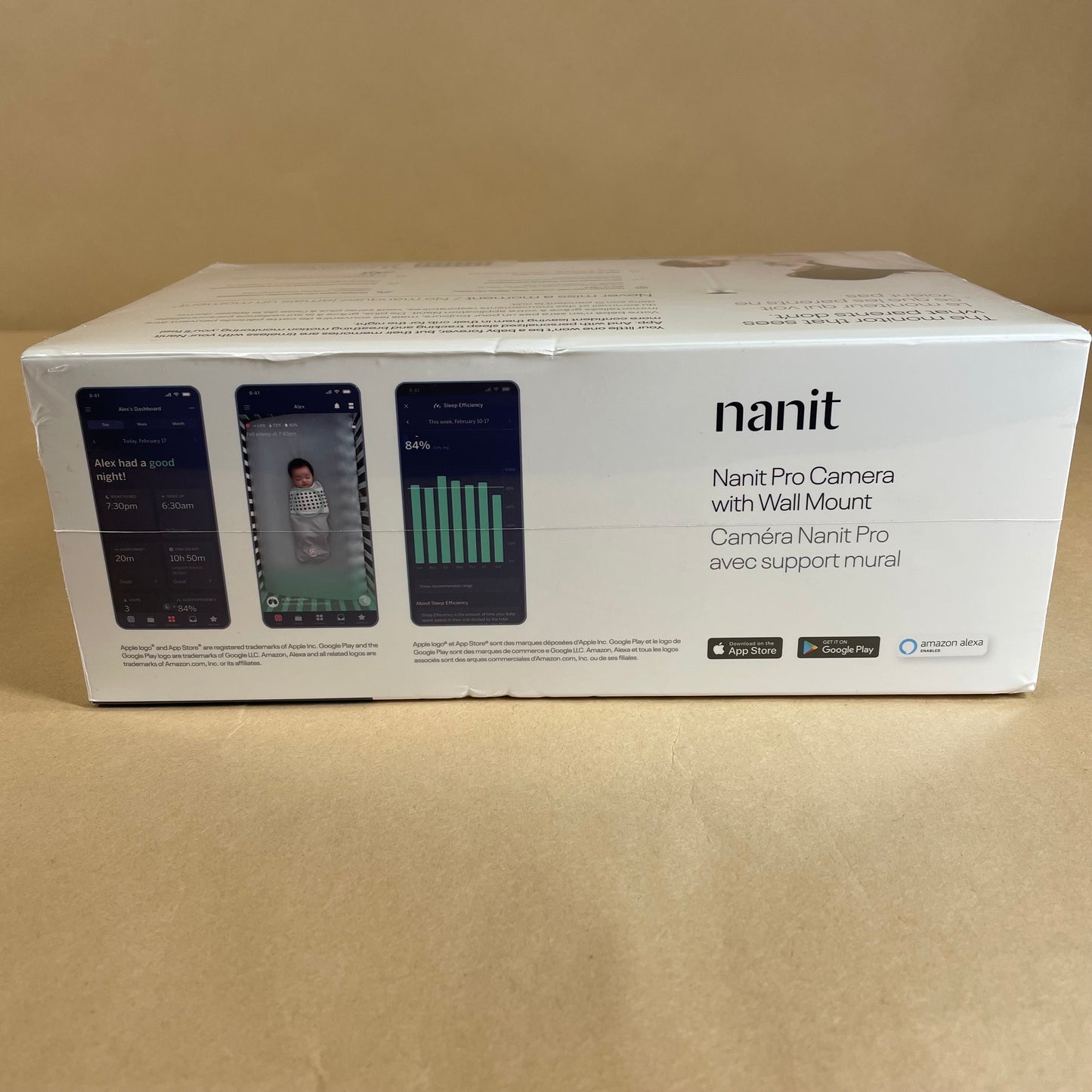 New Nanit Pro Camera With Wall Mount Baby Monitor N311US