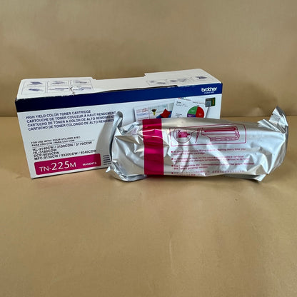 New Brother TN225 Tn-225M Magenta Toner Cartridge