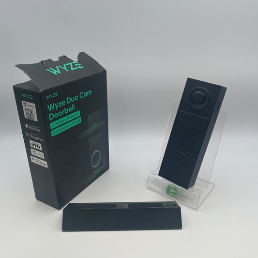 Wyze Duo Cam Doorbell Smart Doorbell WDCD0BL Unclaimed