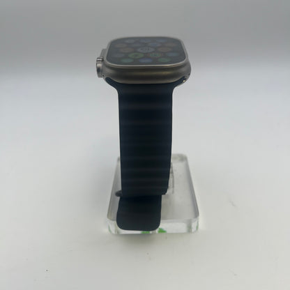 GPS Only Apple Watch Ultra 2 49MM Natural Titanium Black Solo Loop MREP3LL/A