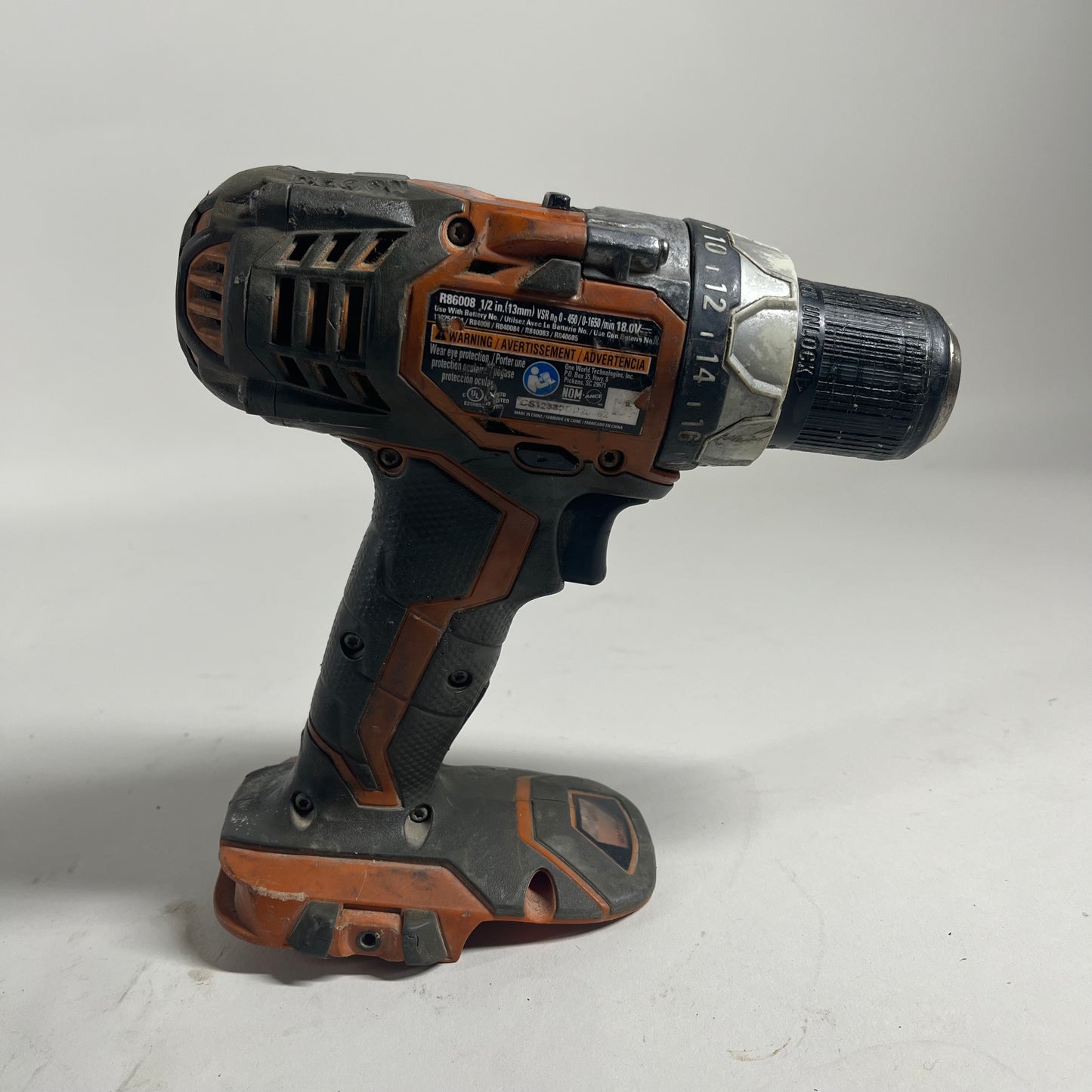 Ridgid R86008 18V Cordless Drill/Driver