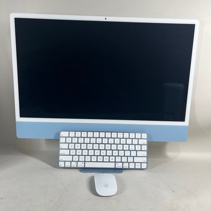 2021 Apple iMac 24" M1 3.2GHz 8GB RAM 256GB SSD Blue A2438