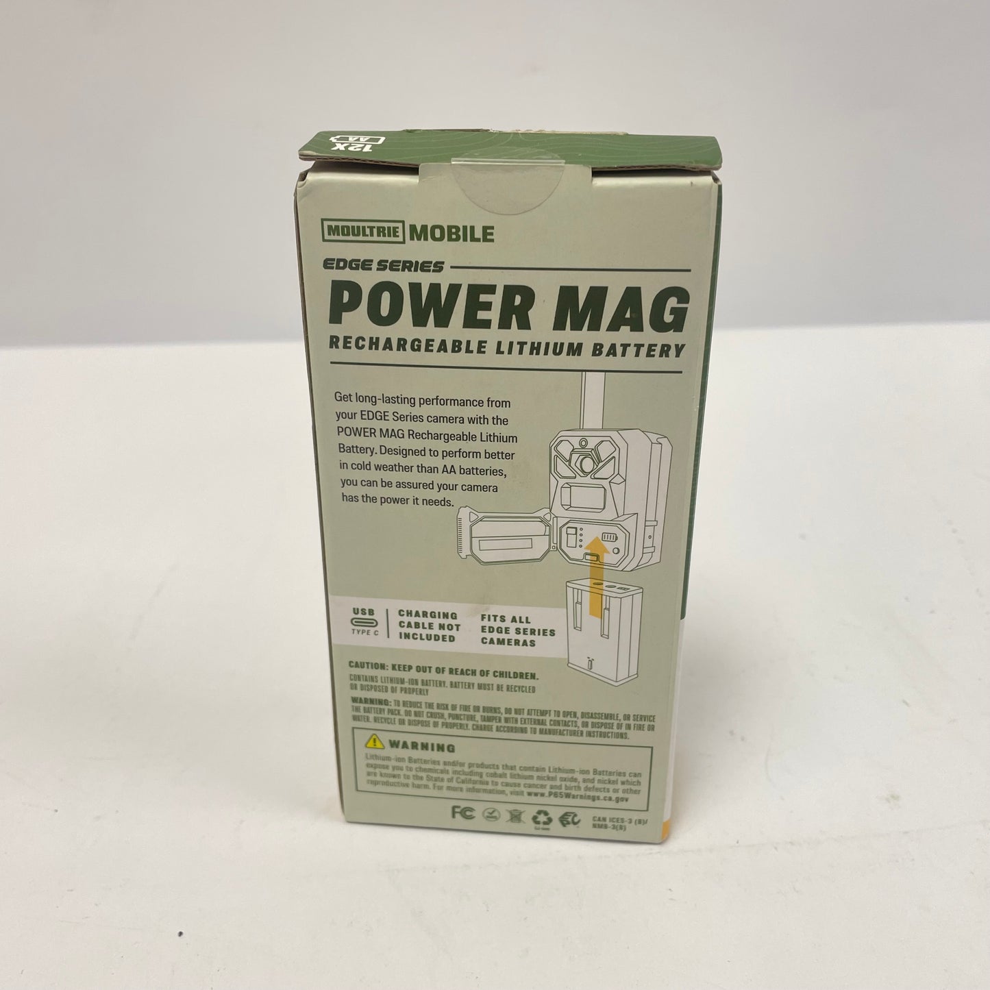 New Moultrie Mobile Edge Series Power Rechargeable Lithium Camera Battery