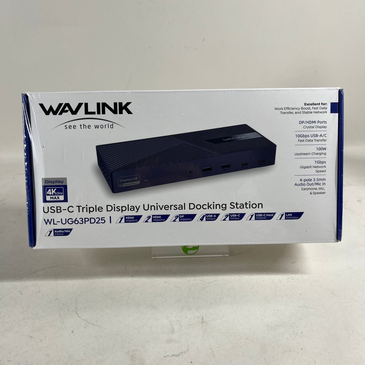 New WAVLINK WL-UG63PD25 Docking Station