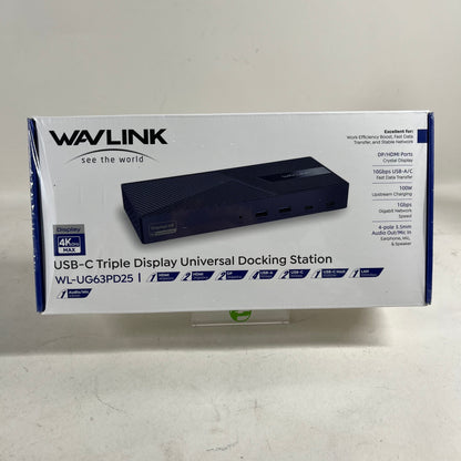 New WAVLINK WL-UG63PD25 Docking Station