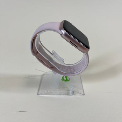 Unlocked Apple Watch Series 9 45MM Pink Aluminum Pink Sport Band MRML3LL/A