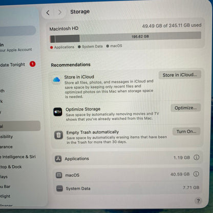 2022 Apple MacBook Air 13.6" M2 8C GPU 3.5GHz 16GB RAM 256GB SSD A2681