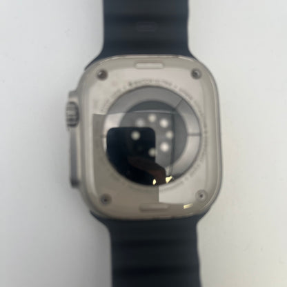 GPS Only Apple Watch Ultra 2 49MM Natural Titanium Black Solo Loop MREP3LL/A