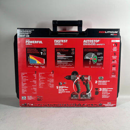 New Milwaukee 3397-22 M18 18V M18 FUEL 2-Tool Combo Kit