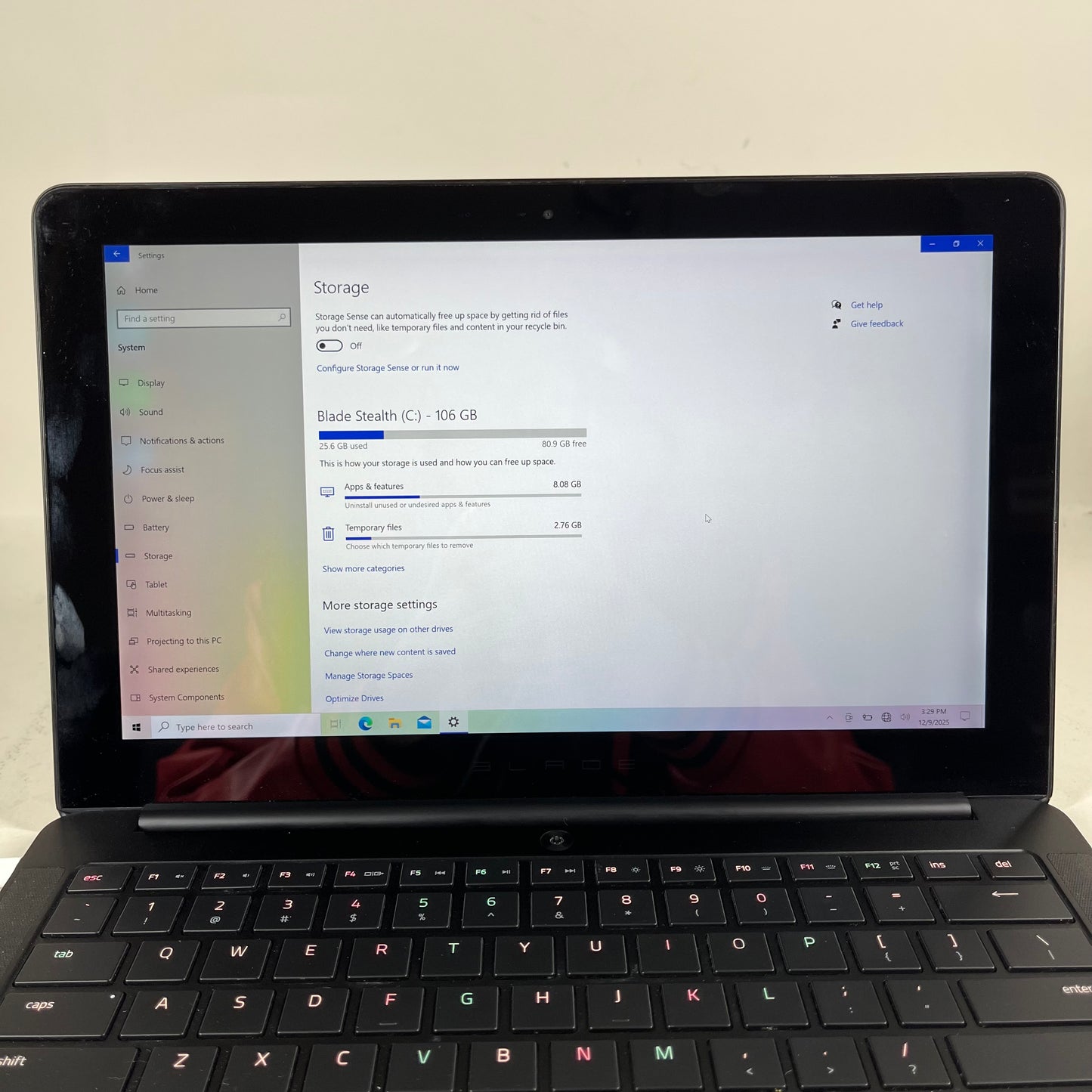 Razer RZ09-0168 RZ09-0168 12.5" i7-6500U 2.5GHz 8GB RAM 128GB SSD