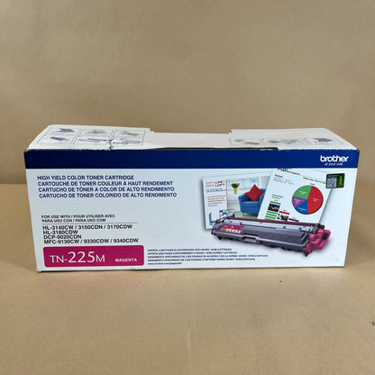 New Brother TN225 Tn-225M Magenta Toner Cartridge