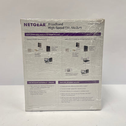 New Netgear DM200 Broadband High-Speed DSL Modem DM200-100NAS