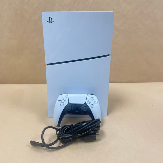 Sony PlayStation 5 Slim Disc Edition PS5 1TB White Console Gaming System CFI-211