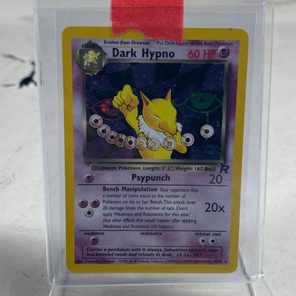 Pokémon TCG Team Rocket Dark Hypno  9/82 Holo English