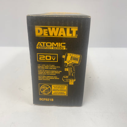 New DeWalt DCF921B 20V MAX Compact Impact Wrench with Hog Ring Anvil