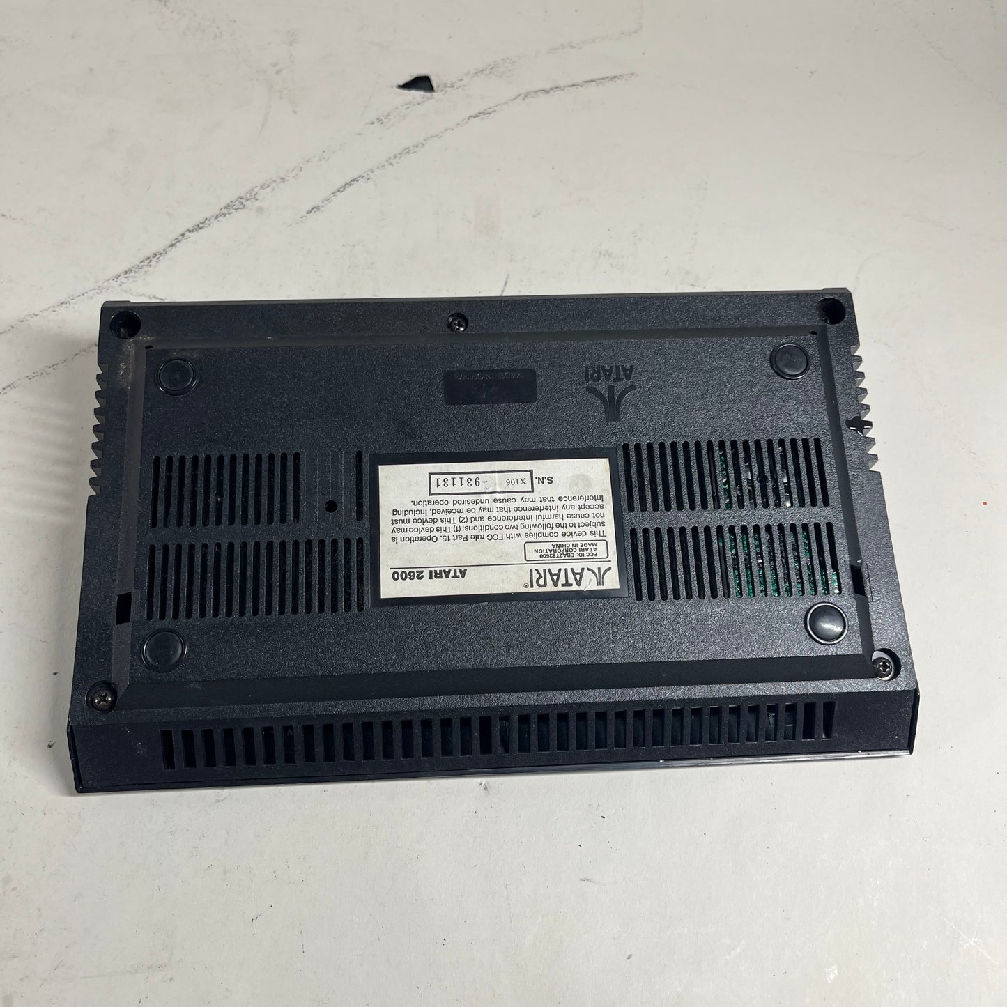 Atari 2600 Video Game Console EBA2T82600 Black